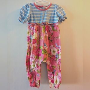 Matilda Jane, 12-18m, Cotton Candy Floral Romper 🌸💠